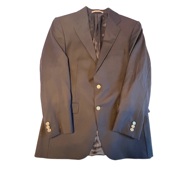 Hickey Freeman Other - Vintage Hickey Freeman Mens 38R Lindsey Model 100% Worsted Wool Blazer Navy USA